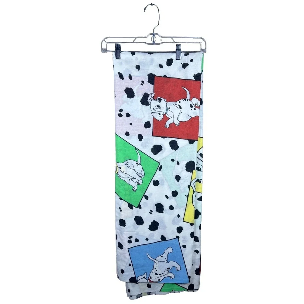 90s Vintage Disney 101 Dalmatians Twin Sheet Set Made in USA